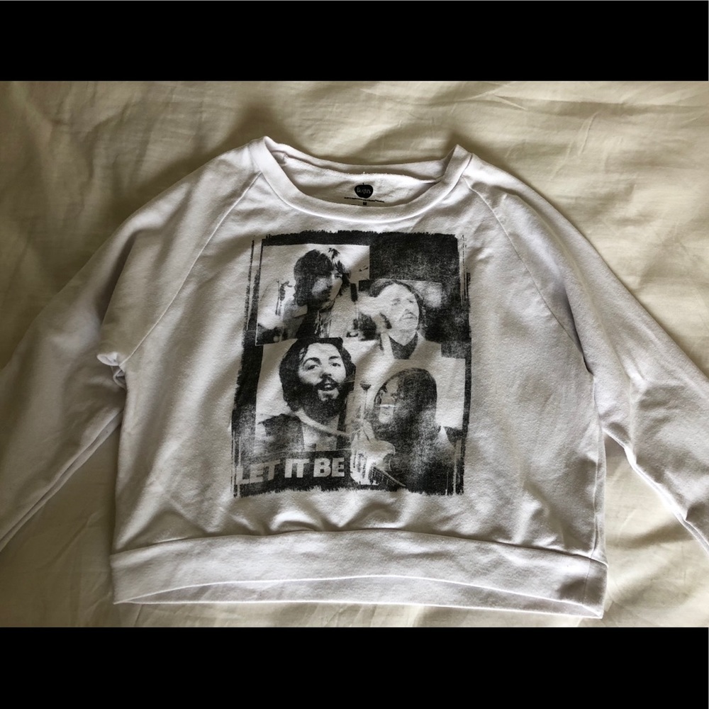 Beatles crop sweater